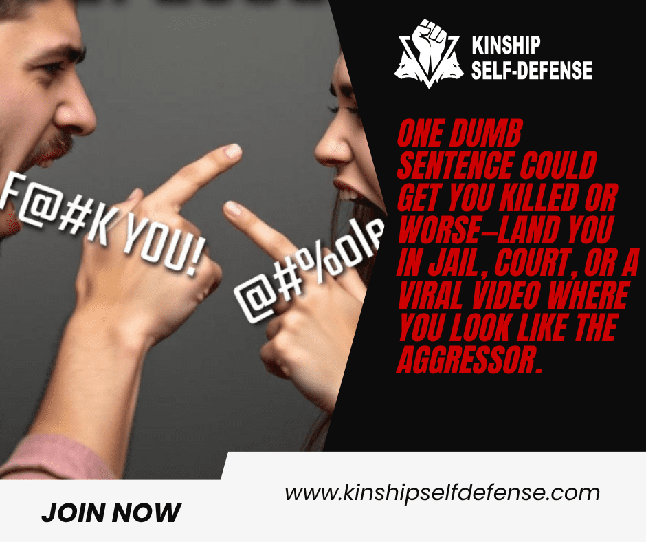 verbal de escalation kinship self defense 5 tips